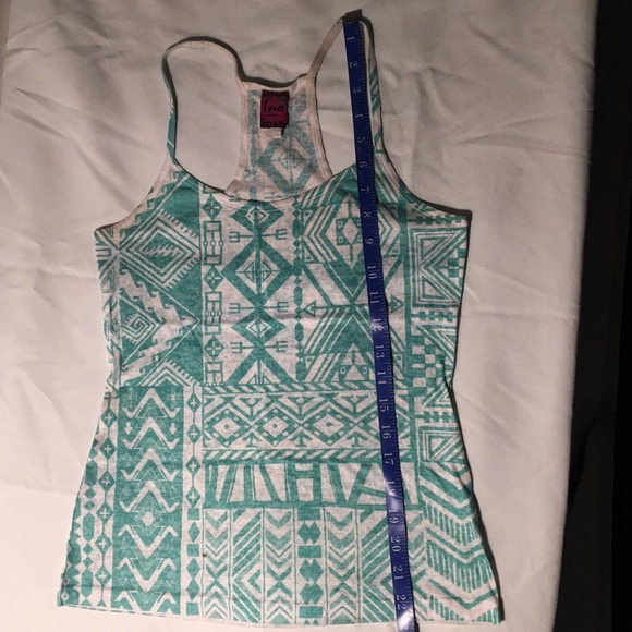 INA Aztec Tribal Print Racerback Tank Top - Picture 10 of 14